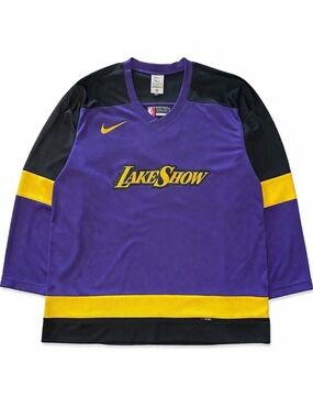 Lakers Nike Jersey 2XL Purple Gold Dri-FIT Lake Show
